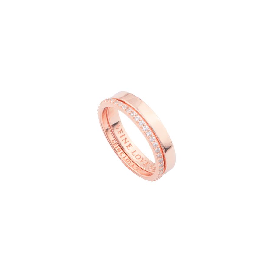 ESSENTIAL DOUBLE LAYER RING(3MM)